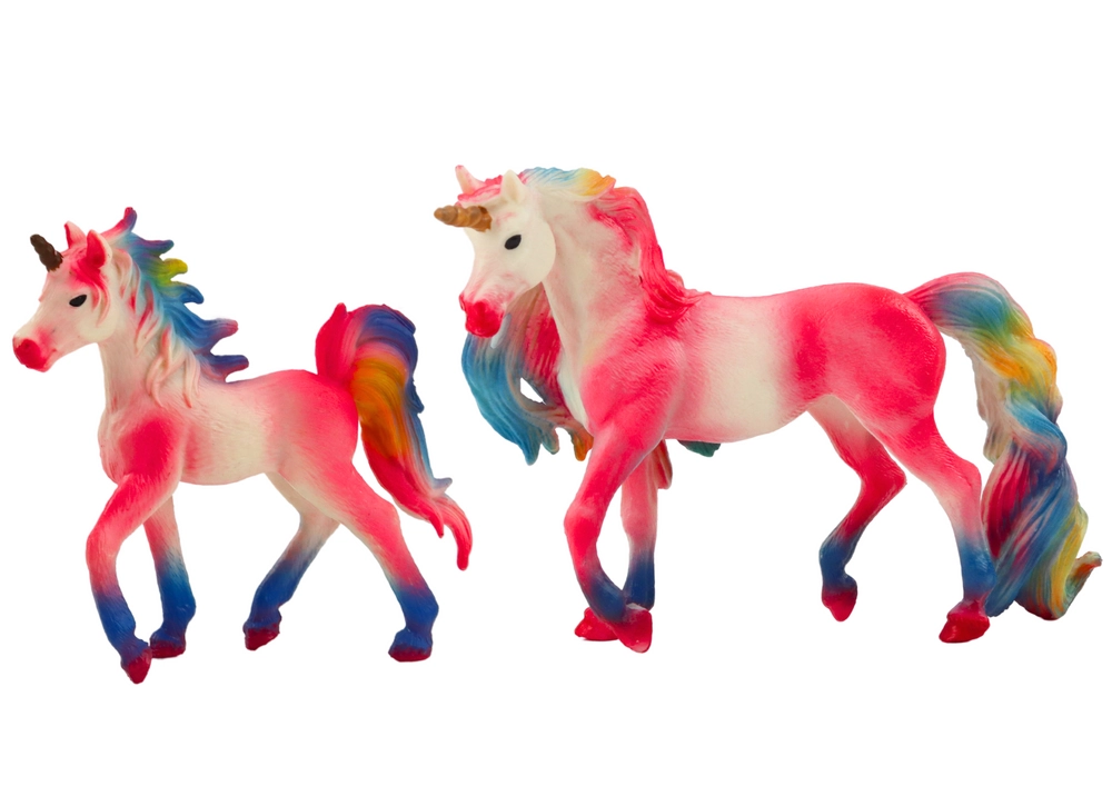 E-shop Lean Toys figúrky Jednorožce 2 ks ružové