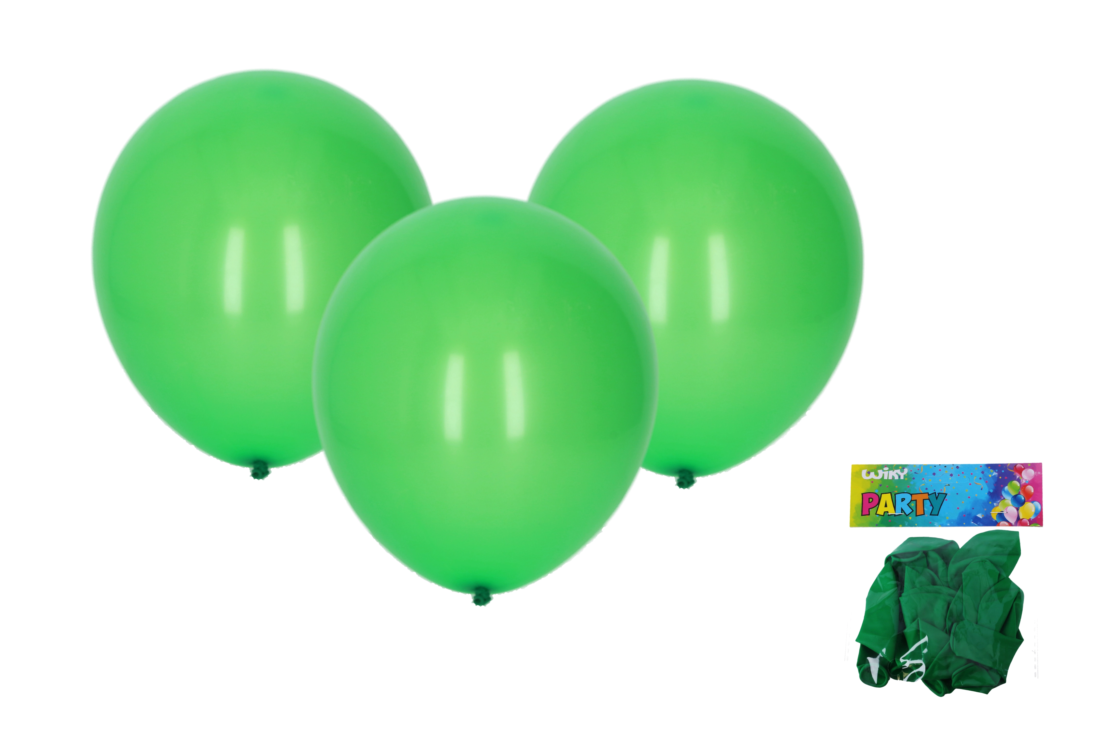 E-shop Wiky Balónik nafukovací 30cm sada zelený WKW009935