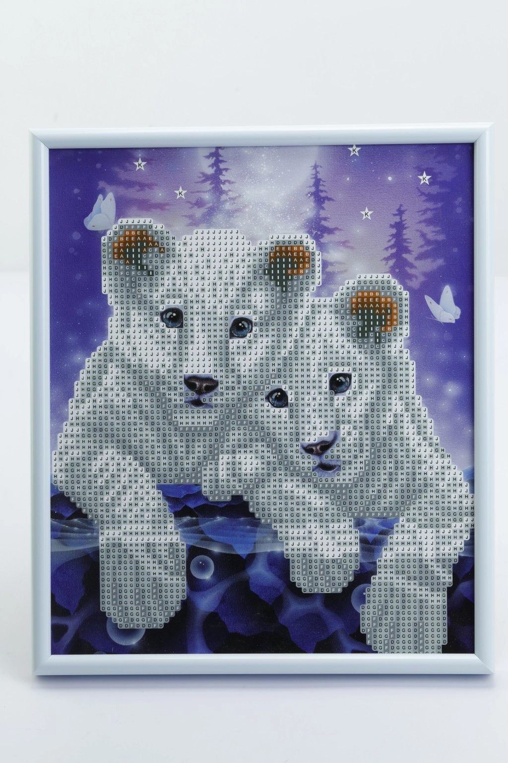 Crystal Art Obraz v ráme, Tigre