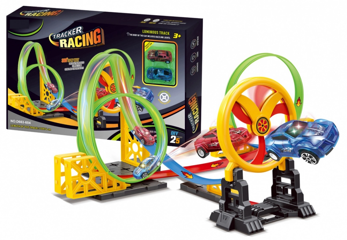 Giga autodráha Racing žlta