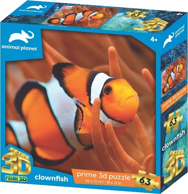 E-shop PRIME 3D puzzle Ryba Klaun 63 ks