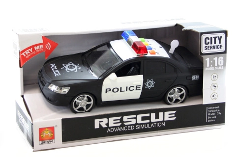 E-shop Policajné auto na batérie so zvukom a svetlom 1:16