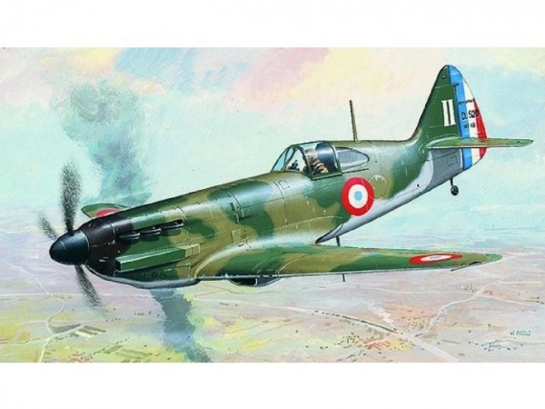 E-shop Směr Model Dewoitine D 520 11x14cm v krabici 25x14 5x4 5cm 1:72