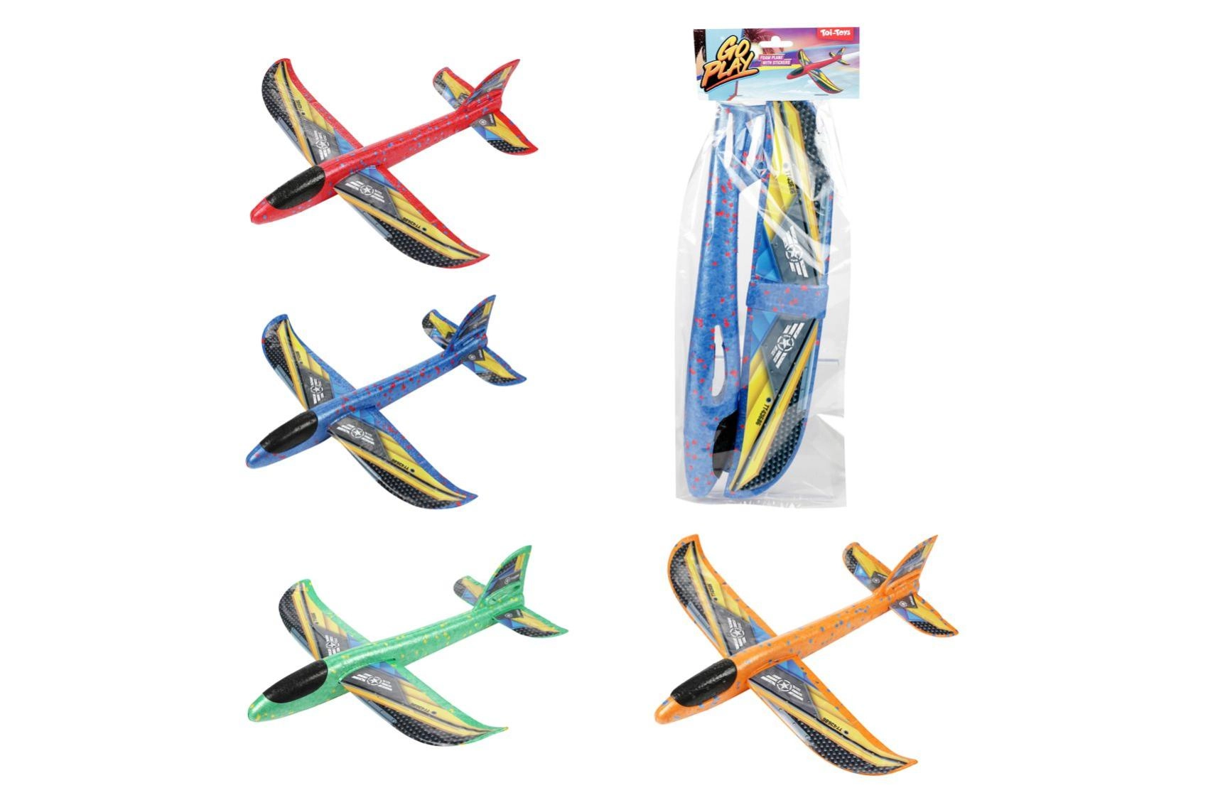 Hádzadlo z polystyrénu 39 cm – ľahký klzák pre deti aj dospelých