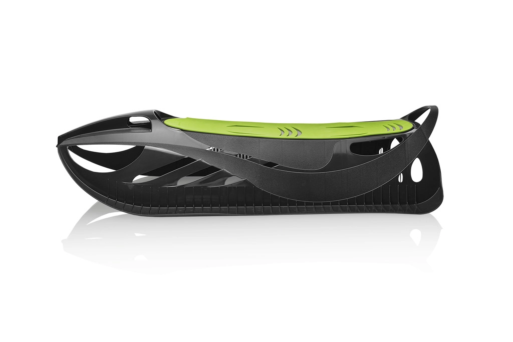 E-shop Plastkon sánky Neon grip mystic čierna/zelená