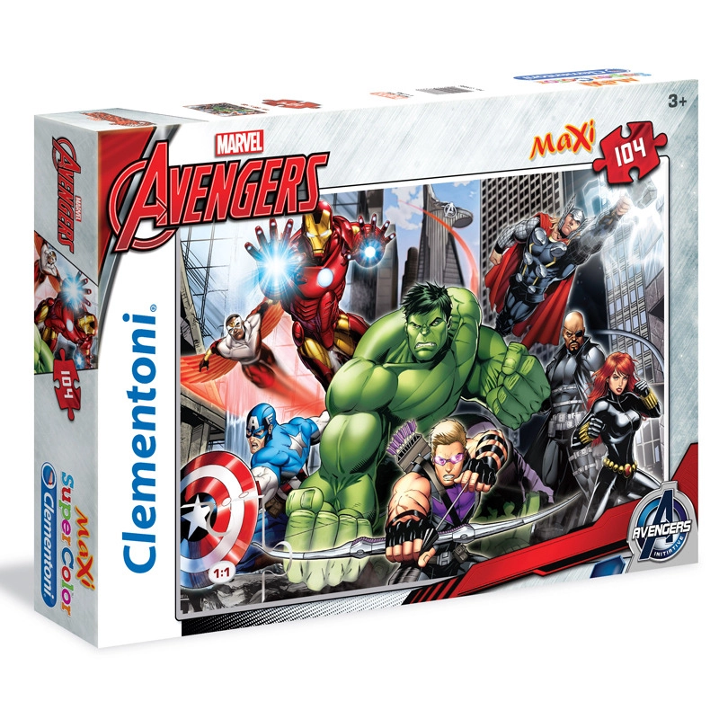 E-shop Clementoni MAXI Avengers Připraveni k boji 104 dielov