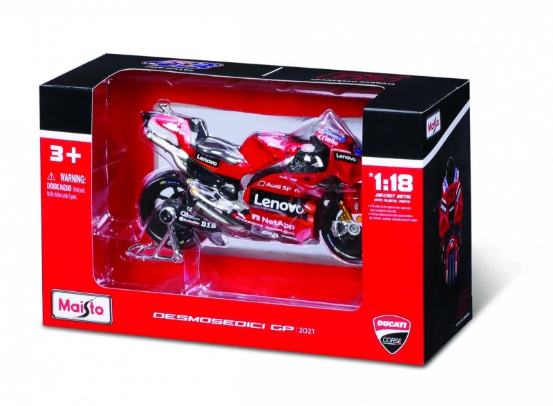 Maisto Ducati Lenovo Team 2021 43 Miller 1:18