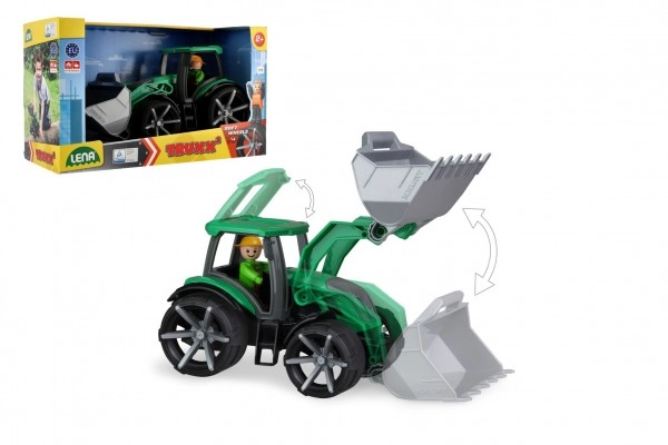 E-shop LENA TRUXX 2 traktor s nakladačom (darčekové balenie)