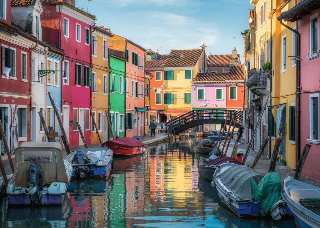 E-shop Ravensburger puzzle - Burano 1000 dielikov