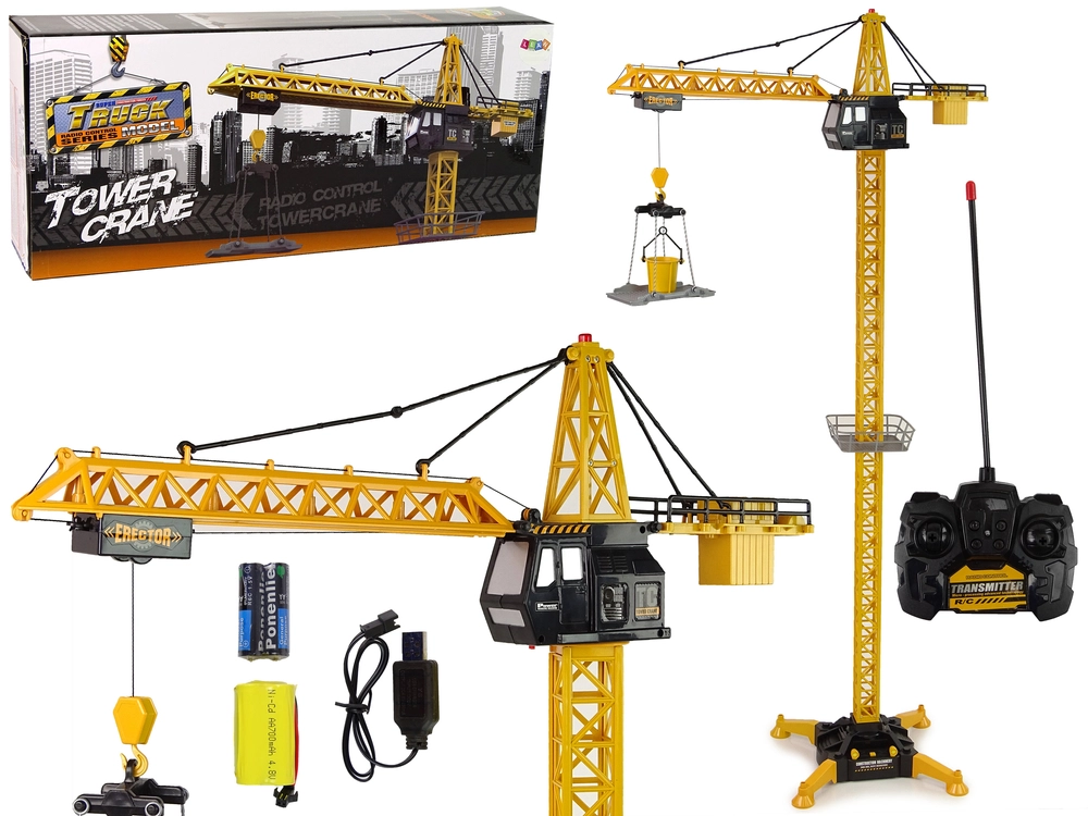 E-shop Obrovský žeriav R/C na diaľkové ovládanie Výška 183 cm 2 úrovne