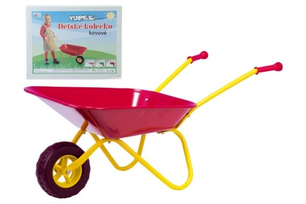 E-shop Yupee plechové kolečko velké červená