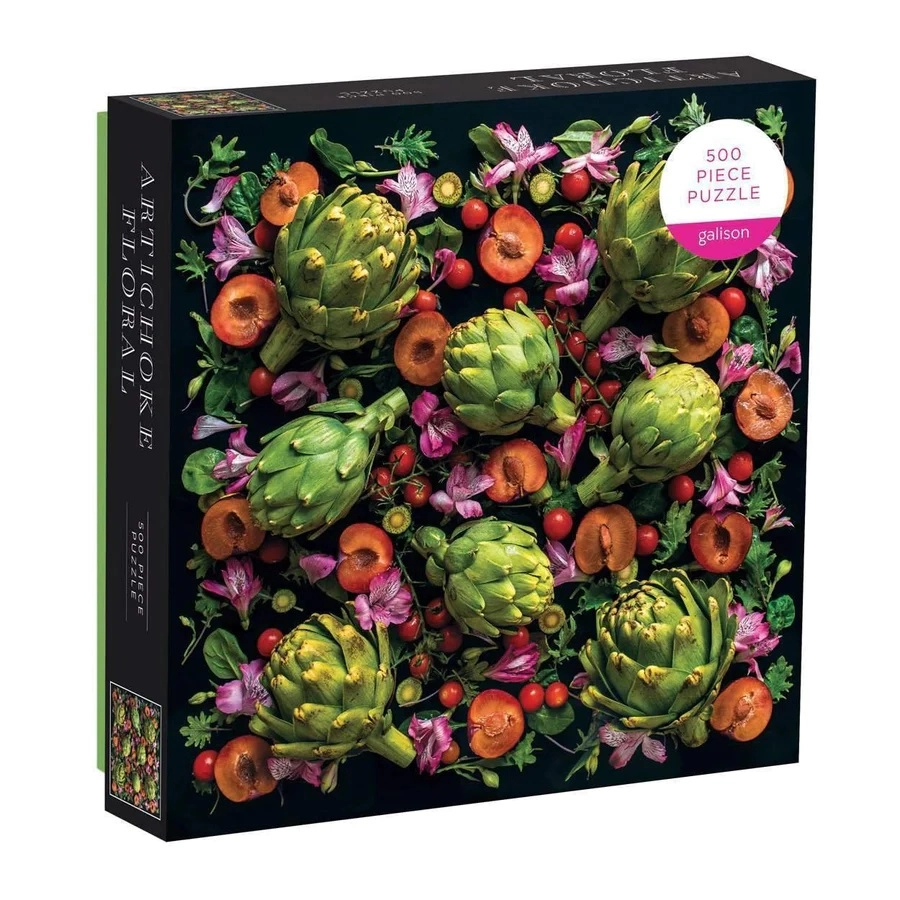 E-shop Galison puzzle artičokové kvety 500 dielikov