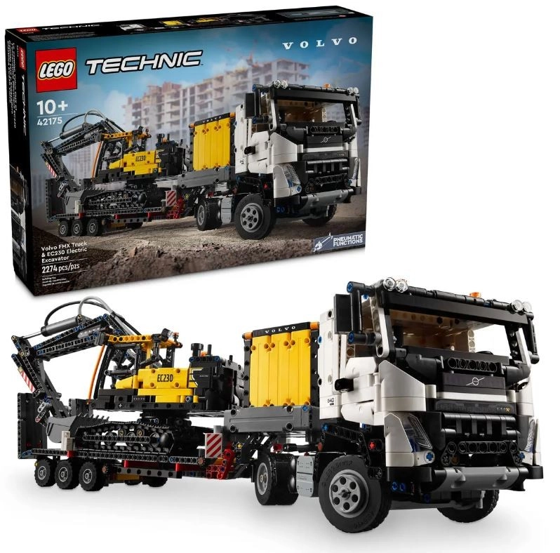 E-shop Lego Technic Volvo FMX nákladné vozidlo a EC230 Electric rýpadlo