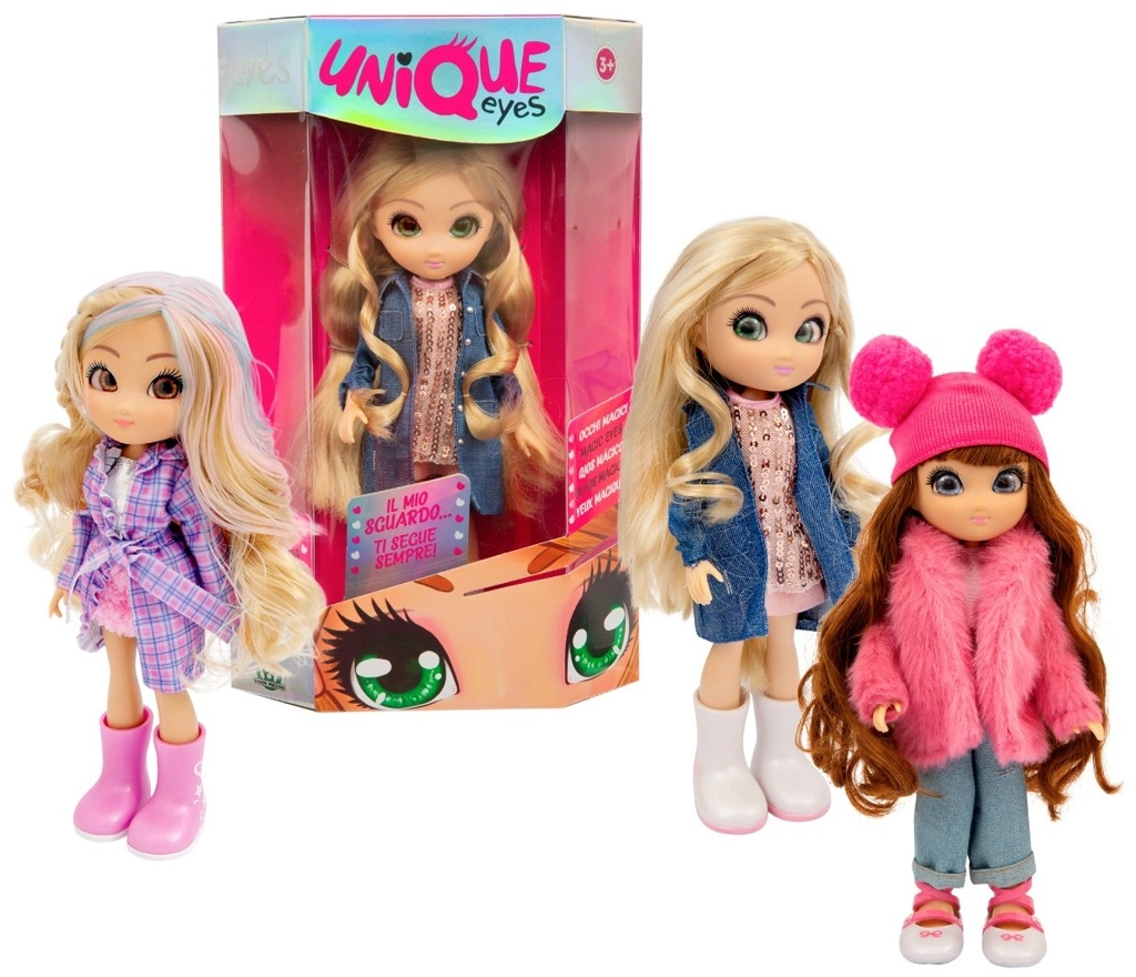 Bábika Unique Eyes módna bábika 25 cm