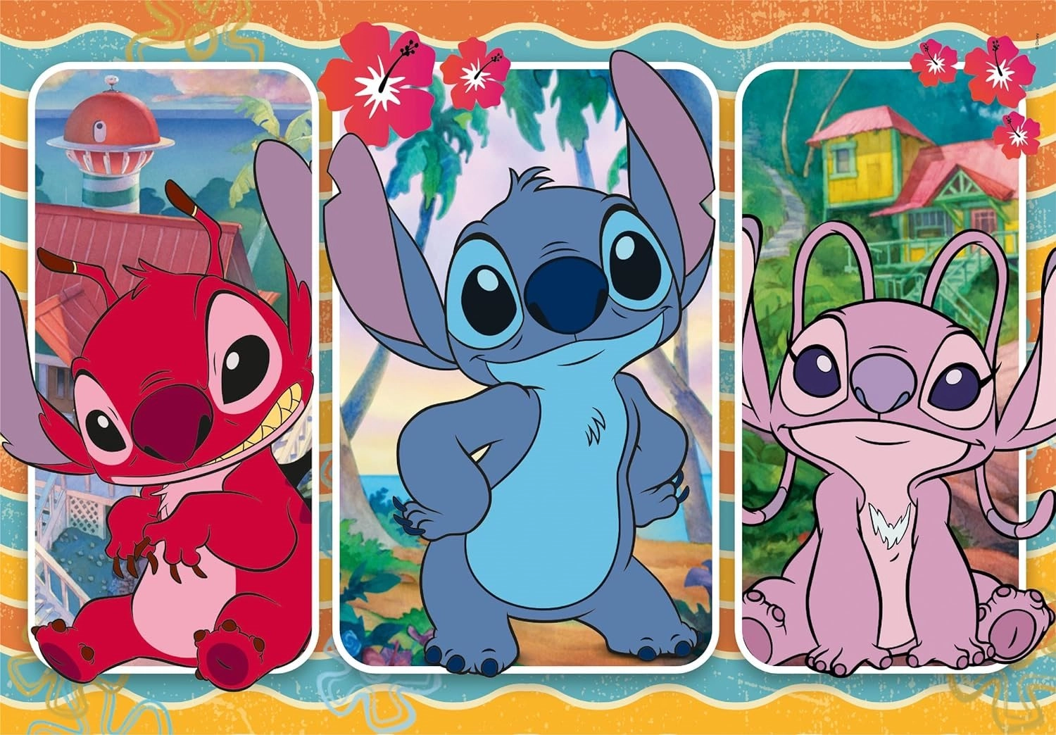CLEMENTONI Stitch MAXI 24 dielov