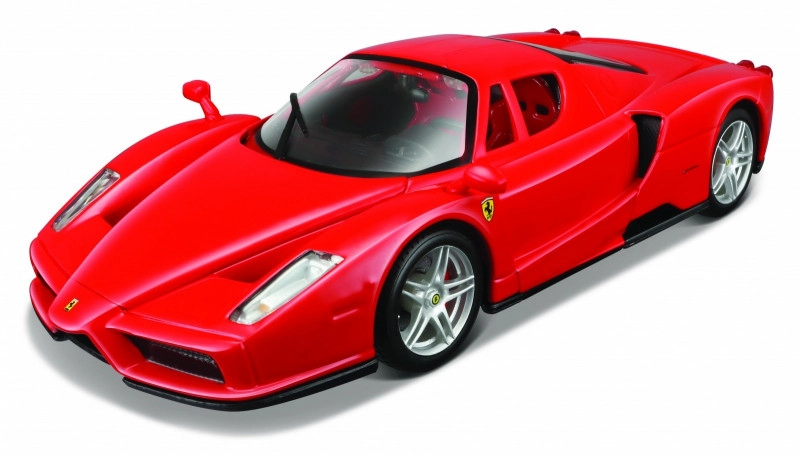 E-shop Maisto M. Ferrari Assembly line Enzo Ferrari červenáwindow box 1:24