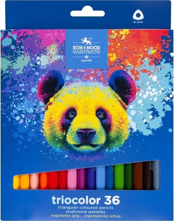 E-shop Trojhranné pastelky Triocolor 36 ks MEDVEĎ KOH‑I‑NOOR