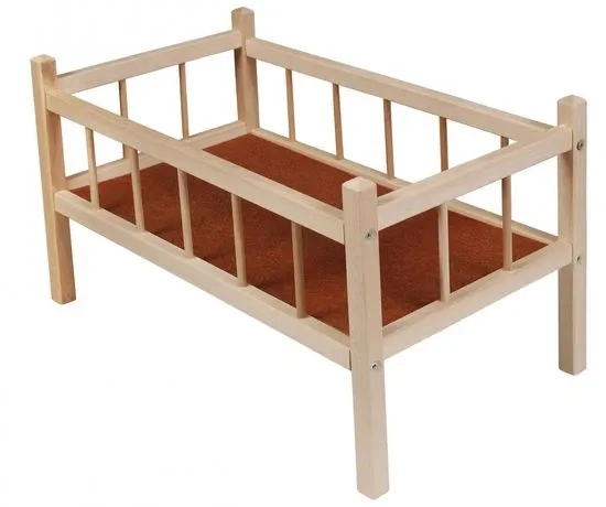 E-shop Rappa postieľka drevená, 50 x 28 cm