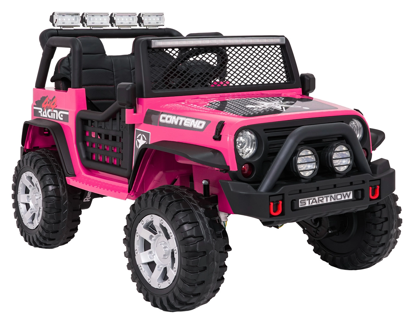 Elektrické autíčko jeep Beast 4x4 – ružové