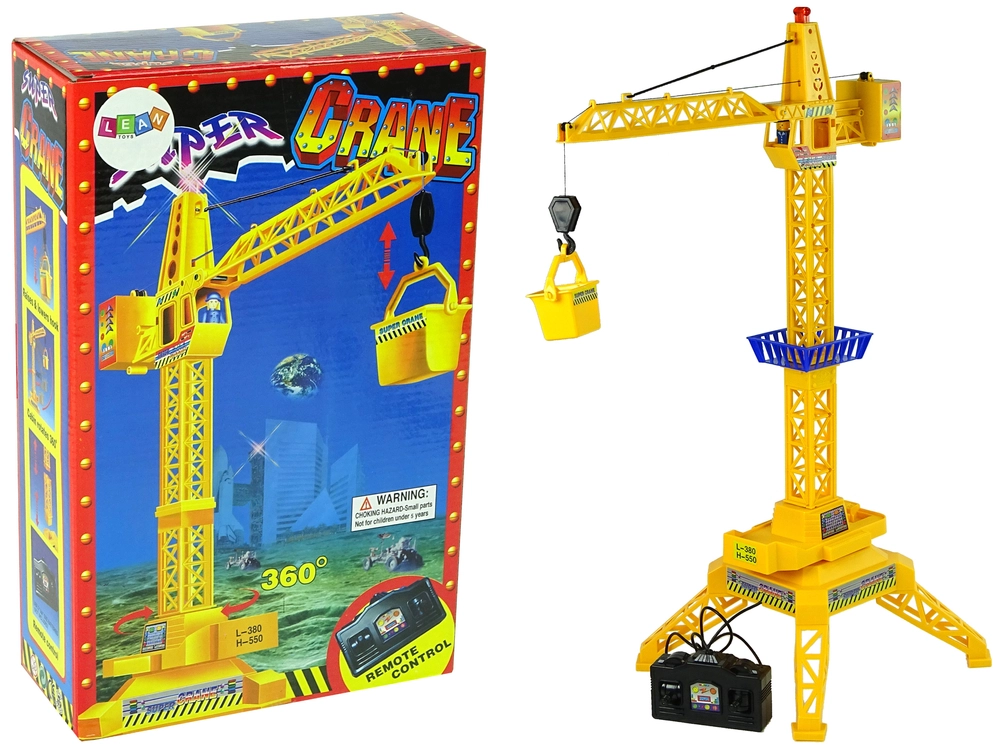 E-shop Lean Toys Žeriav s pohyblivým ramenom na diaľkové ovládanie
