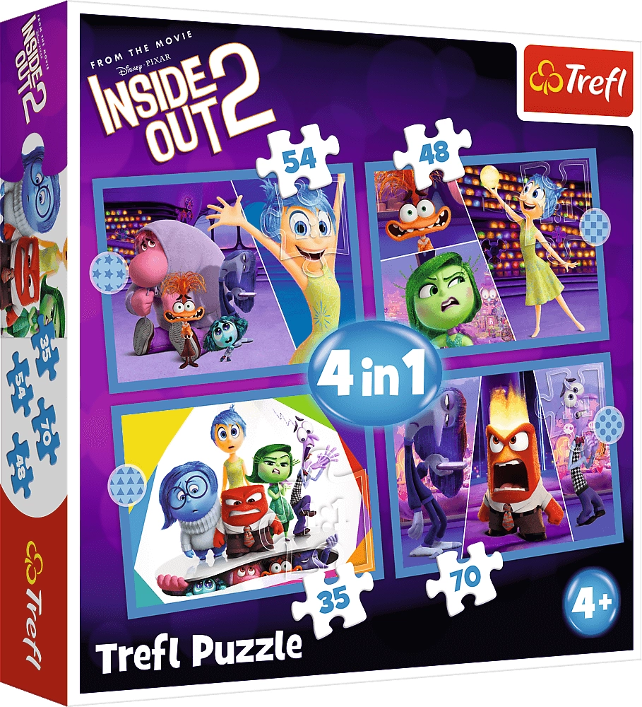 E-shop TREFL V hlavě 2 Emoce vládnou 4v1 35,48,54,70 dielov