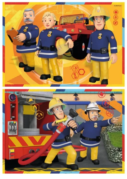 E-shop Ravensburger Požárník Sam v akci 2 x 12 dielov
