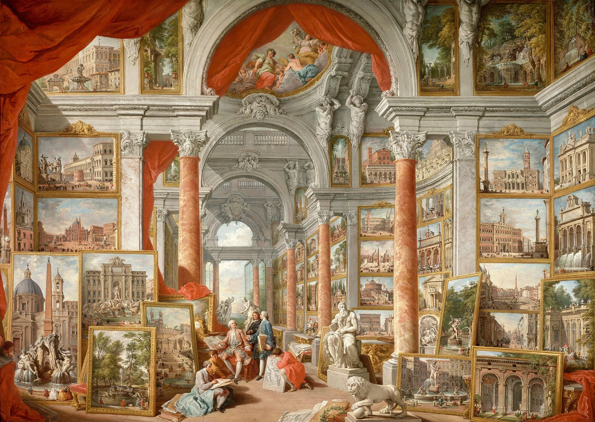 ENJOY Paolo Panini: Pohled na moderní Řím 1000 dielov