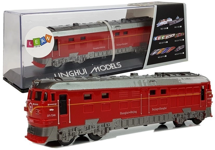 Pendolino vláčik s osvetlením a zvukom červený