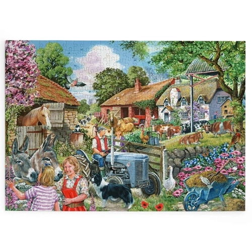 House of Puzzles Puzzle Na farme 500 veľkých dielikov