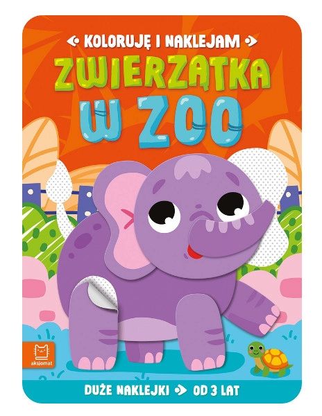 E-shop Vyfarbujem a nalepujem: Zvieratká v zoo – kreatívna knižka so samolepkami