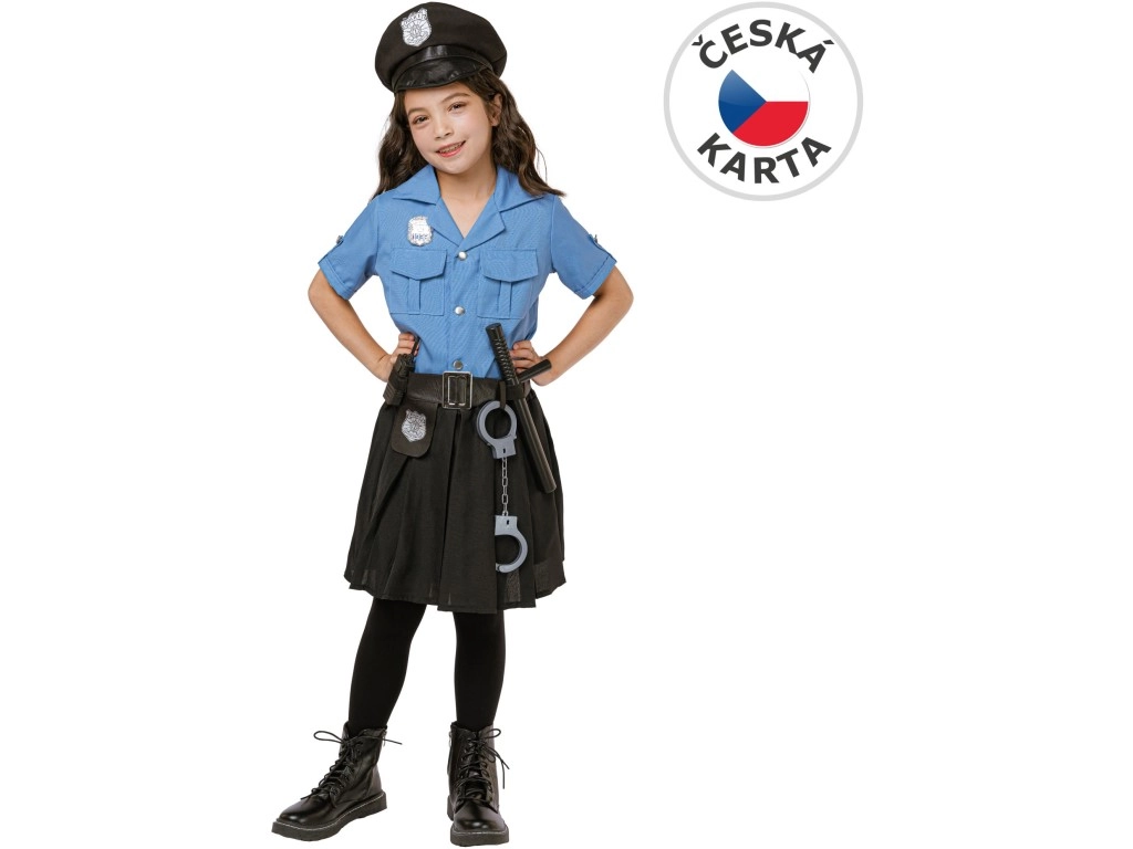 Kostým Policajtky pre Dievčatá 120-130 cm