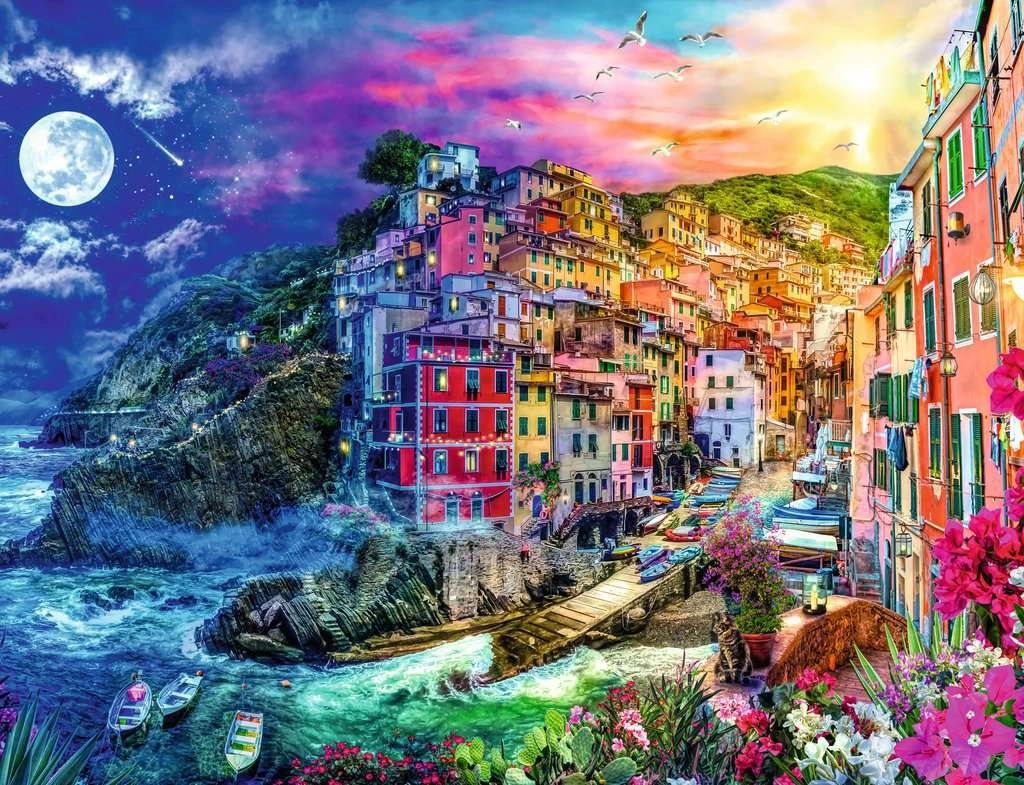 E-shop RAVENSBURGER Barevné Cinque Terre 2000 dielov