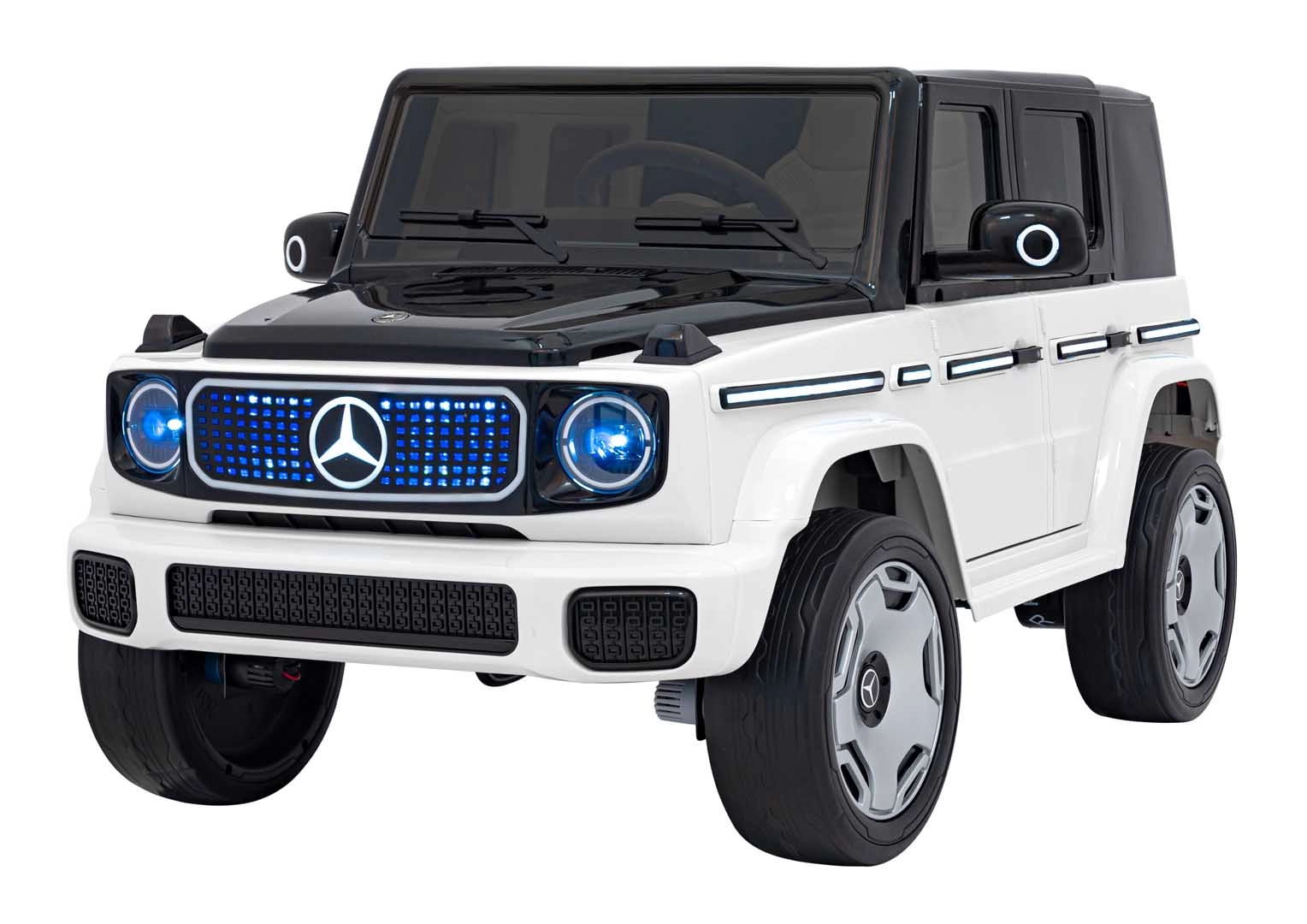 E-shop Detské elektrické autíčko MERCEDES-BENZ EQG, biele