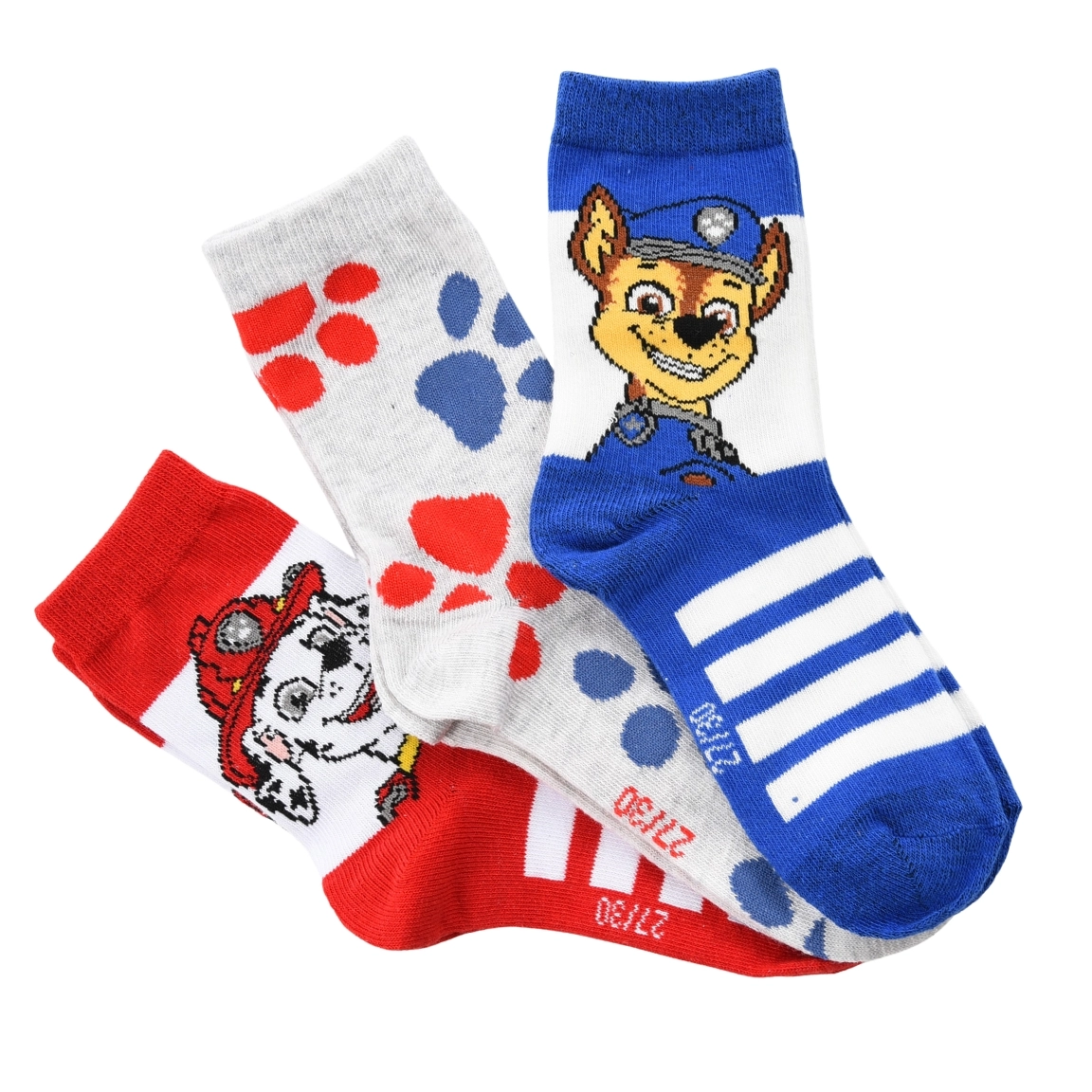 Sada 6 párov detských ponožiek Labková patrola (Paw Patrol)
