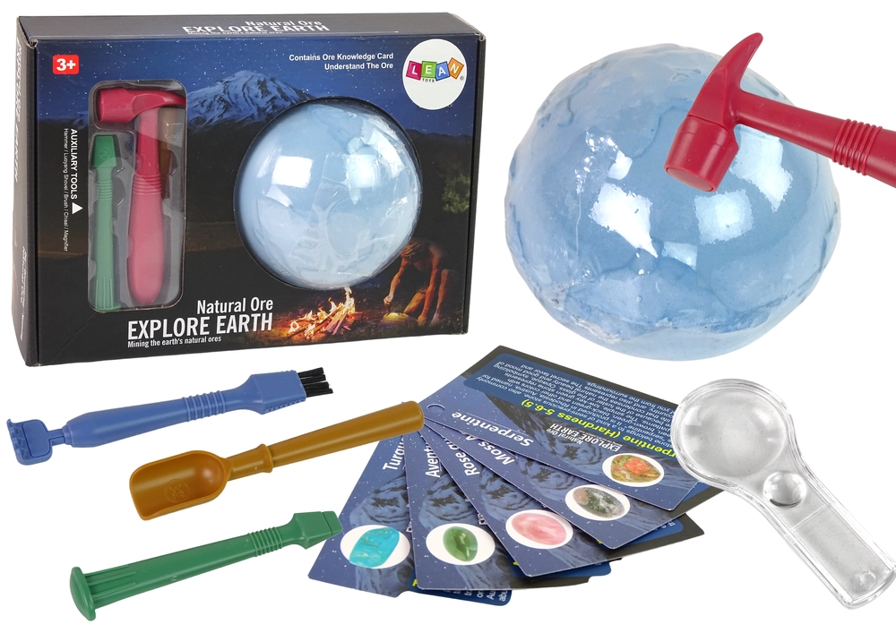 E-shop Lean Toys Detská sada na výkop minerálov a rôznych kameňov