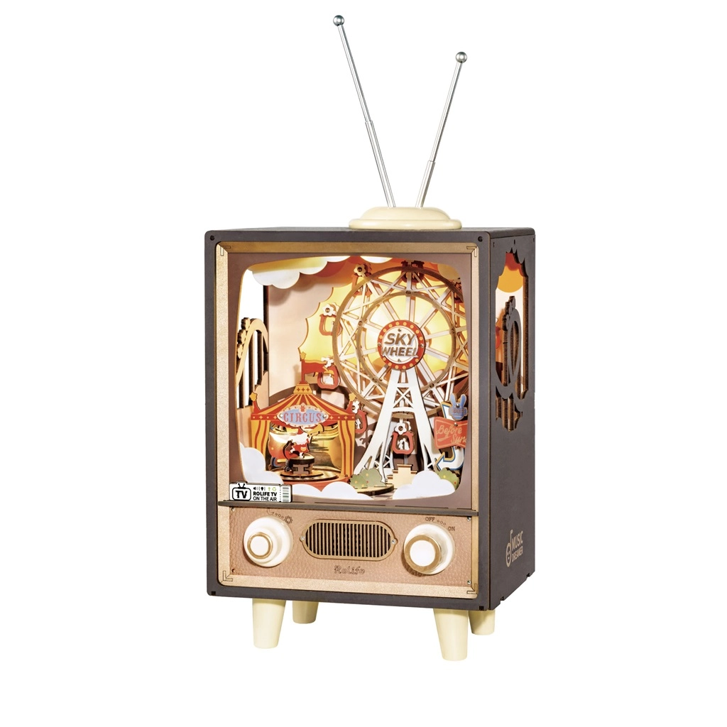 E-shop Rolife 3D Wooden Puzzle DIY Music Box Sunset Carnival 174 ks