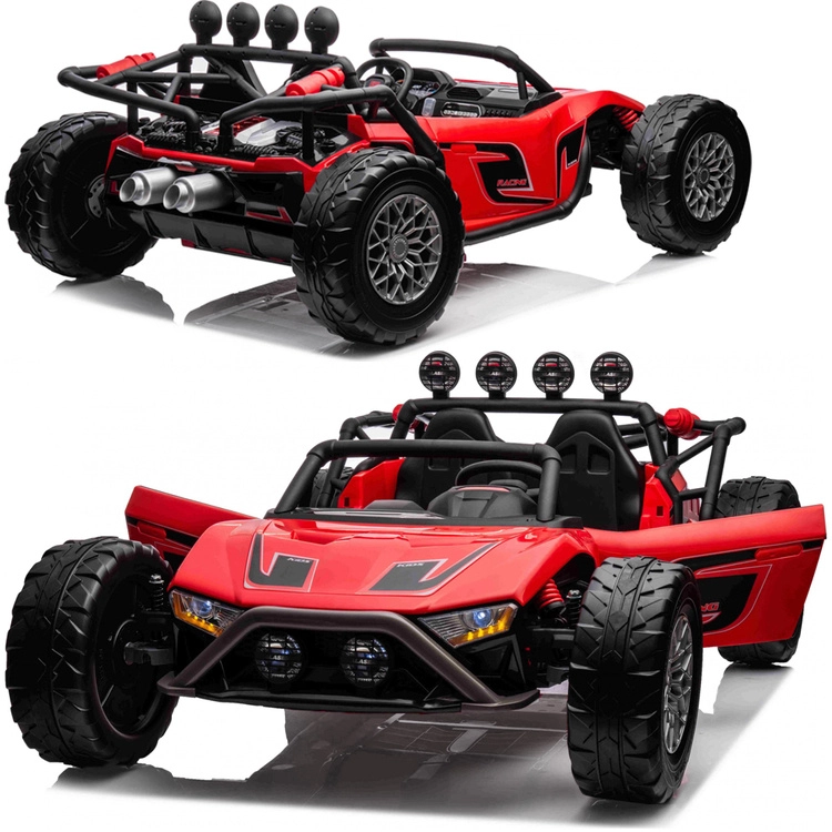 E-shop Joko autíčko Buggy Racing, Dvojmiestne, 2x24V 200W červená