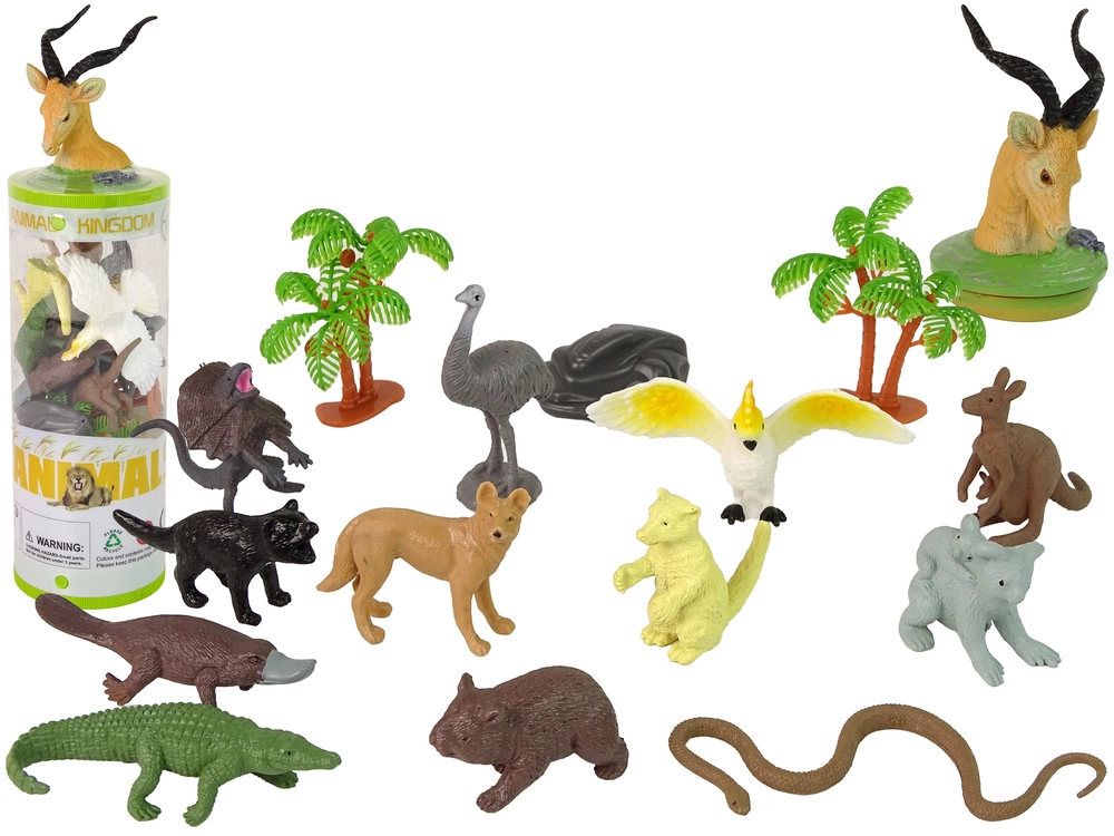 E-shop Lean Toys Sada figúrok Safari zvieratiek 12 ks