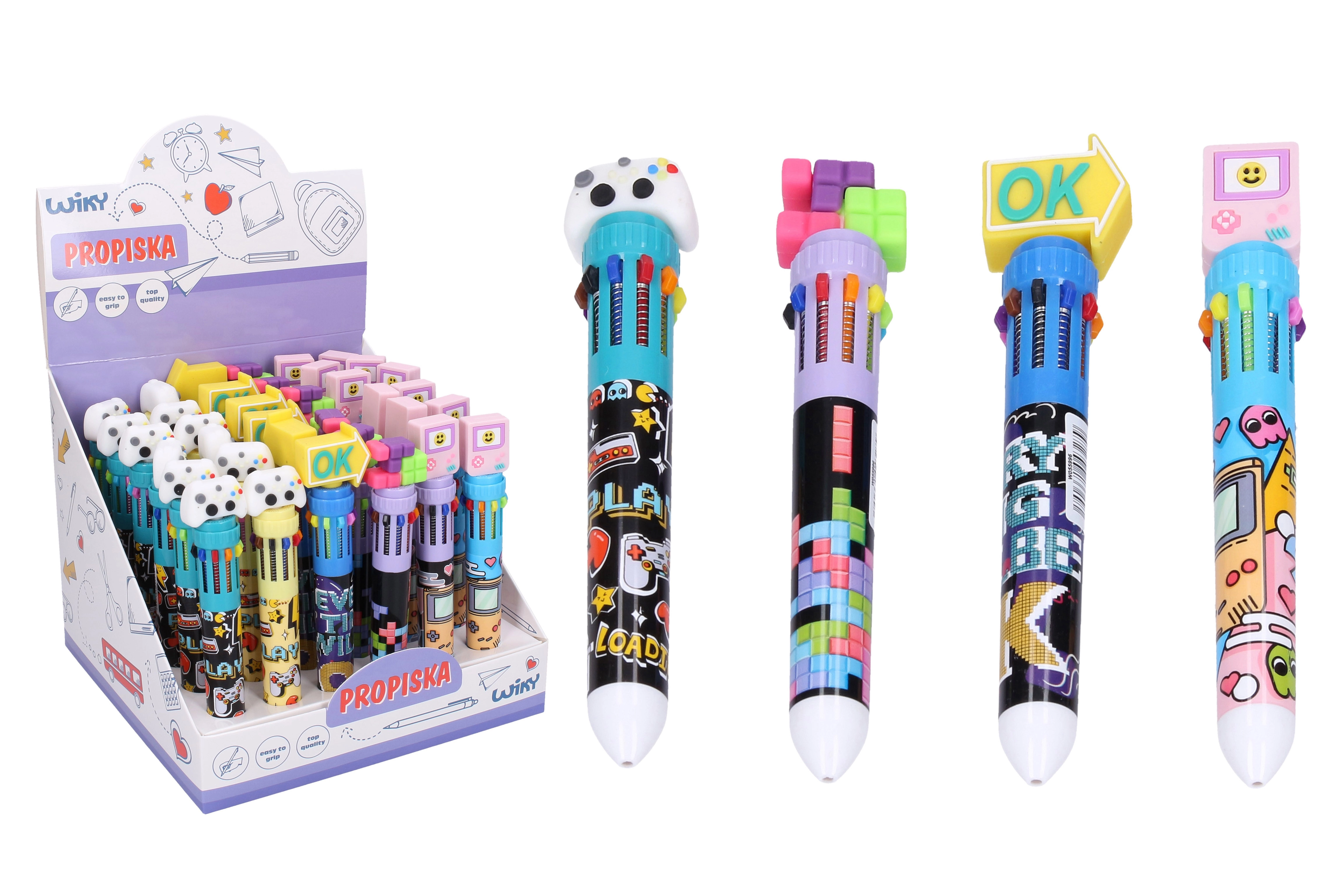 E-shop Viacfarebné pero 0,5 mm PLAY – 10 farieb