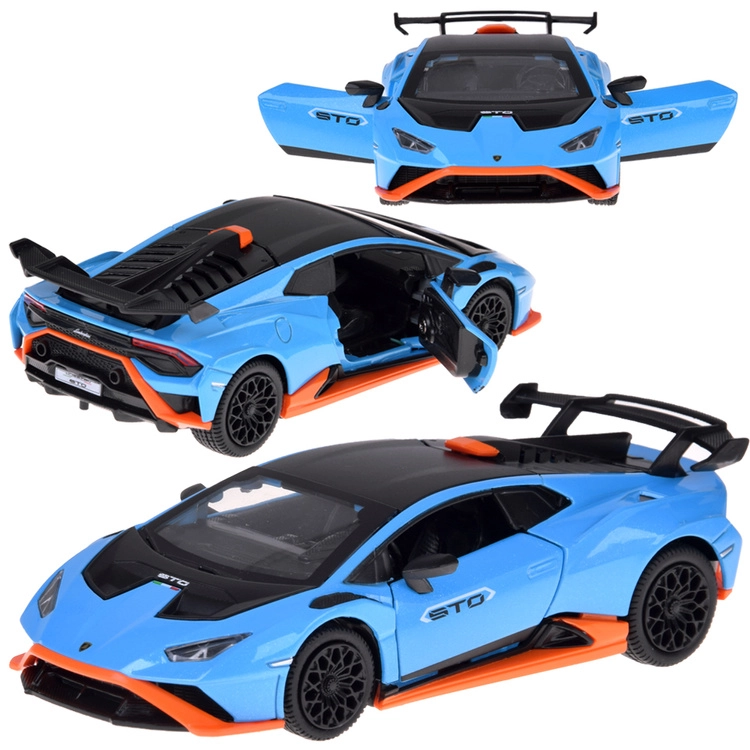 Kovový model LAMBORGHINI Huracán STO 1:32 so zvukom a svetlom