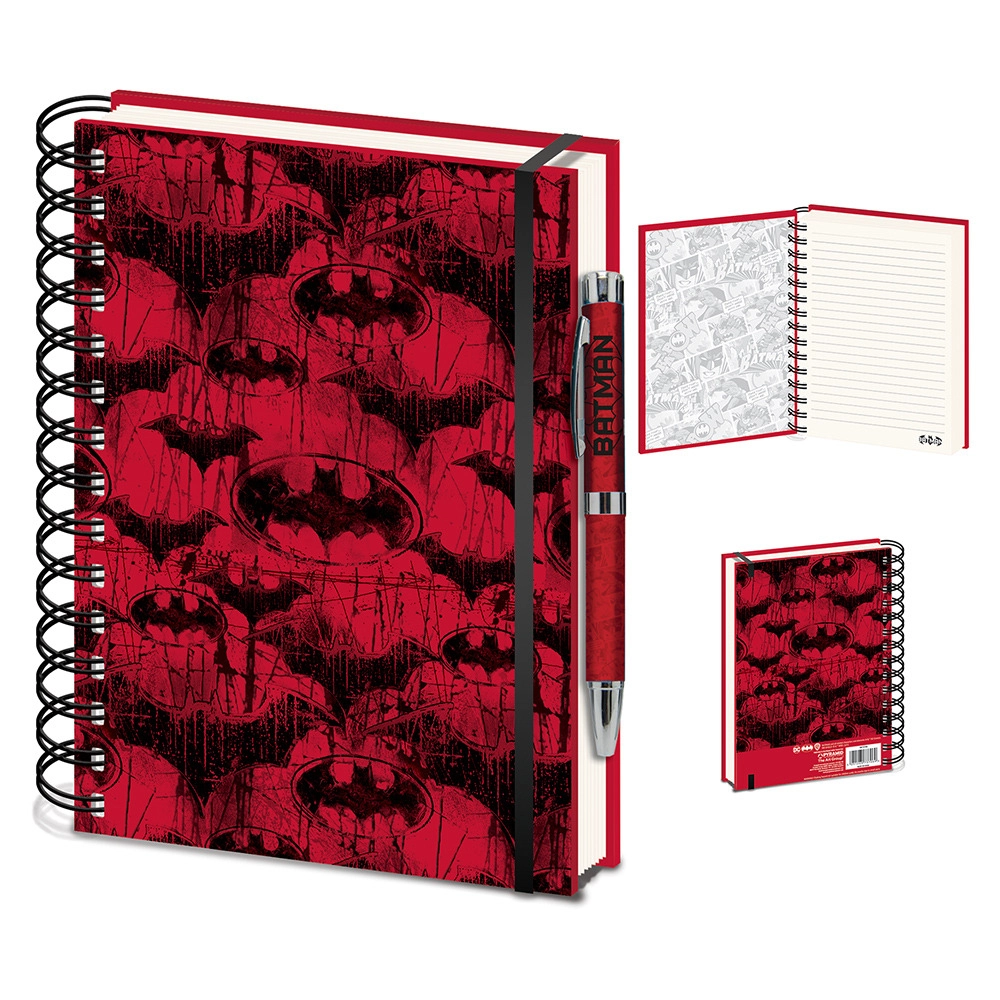 E-shop Pyramid International Zápisník Batman Red A5