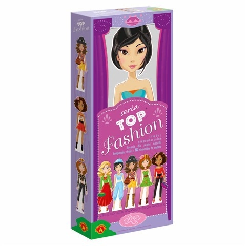 E-shop Top Fashion modelka II – kreatívna vystrihovacia sada