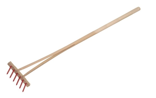 E-shop Teddies hrable s násadou červená 90 cm