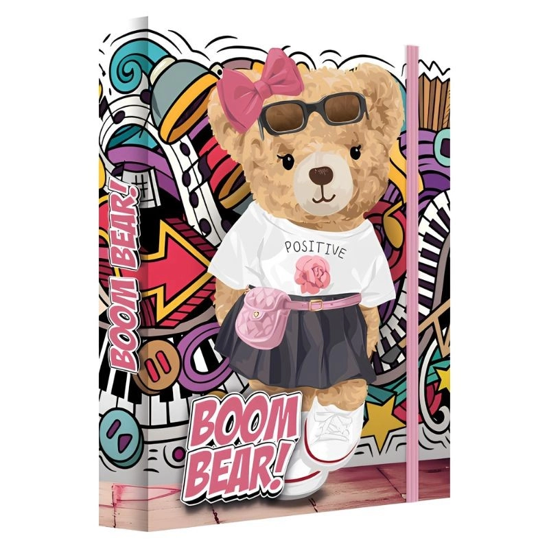Box na zošity A4 jumbo Max Junior Boom Bear (medveď) - 1 kus