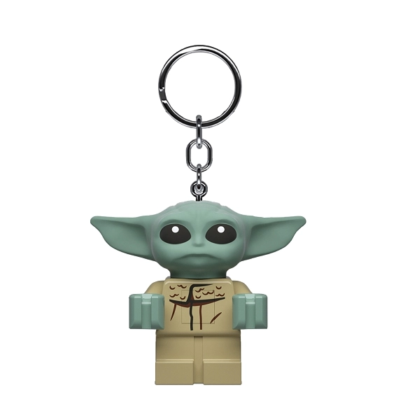 Lego star wars svietiaci prívesok grogu (baby yoda) na kľúče s led
