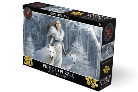 3D puzzle Zimná kráľovná, 100 dielikov