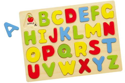 Viga vkladačka písmená