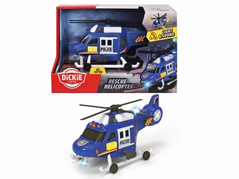 E-shop Dickie AS Policajný vrtuľník 18 cm