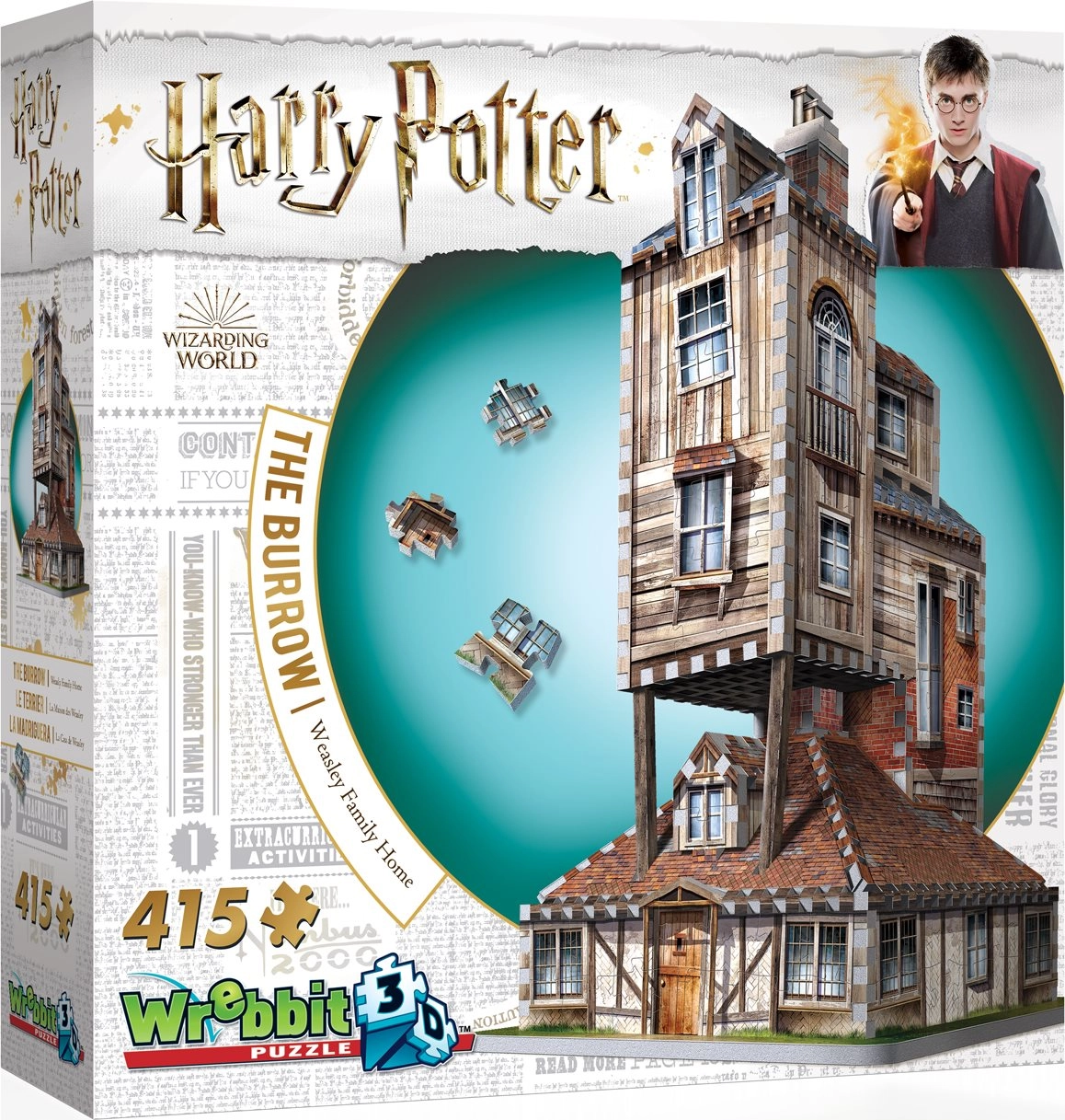 E-shop Wrebbit 3D puzzle Harry Potter Doupě 415 ks