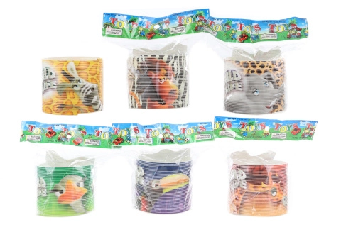 E-shop Pružina so safari zvieratkami, plastová hračka pre deti